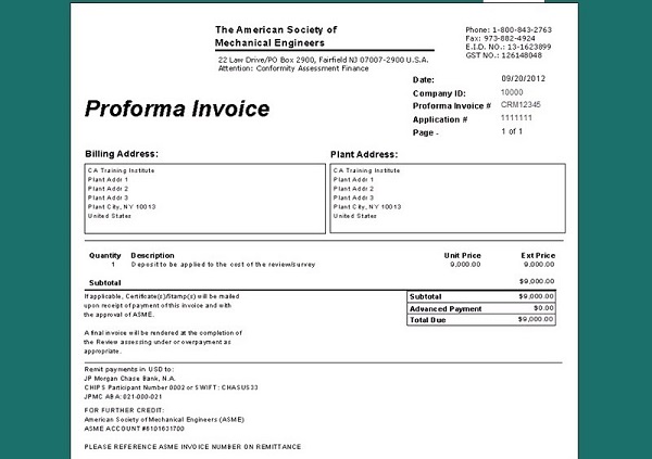 Proforma Invoice là gì? Mẫu hóa đơn Proforma Invoice
