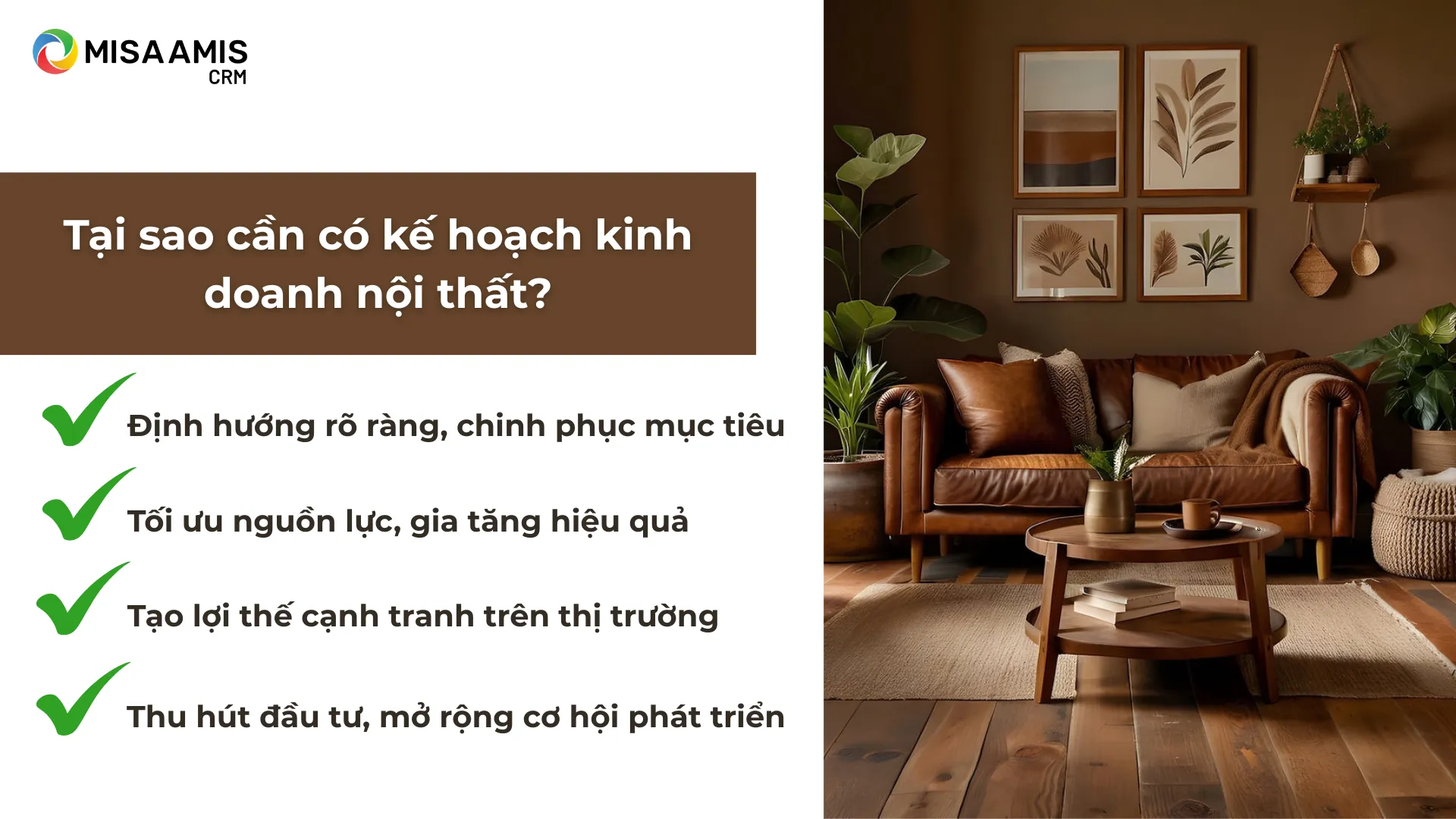 Tại sao cần có kế hoạch kinh doanh nội thất?