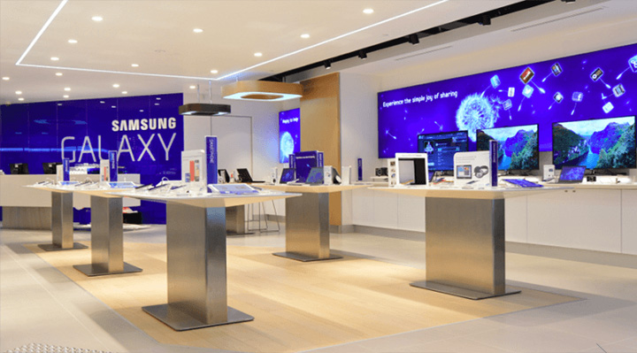 các cửa hàng đại lý của Samsung