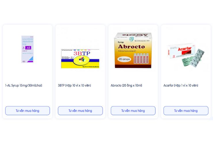 Các mặt hàng thuốc kê đơn thường không có bao bì bắt mắt (Ảnh : pharmacity.vn)