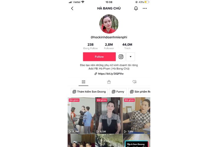 Nguồn: kênh Tiktok Hà Bang Chủ