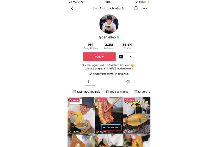Nguồn: kênh Tiktok Ông anh thích nấu ăn