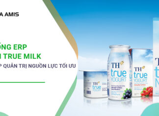 hệ thống erp của th true milk