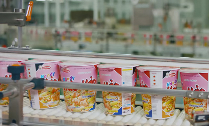 Quy trình sản xuất tại Acecook