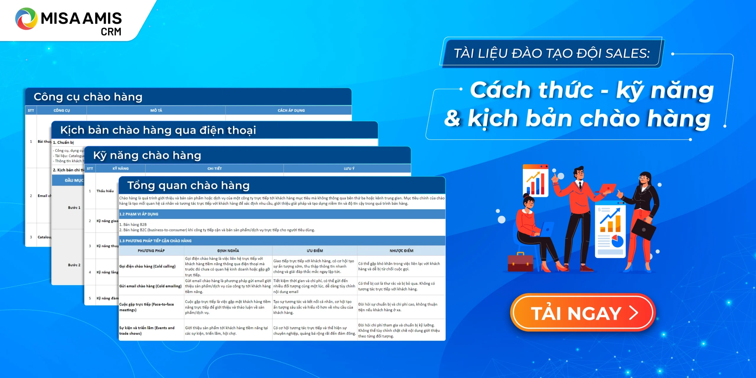 Tài liệu đào tạo đội Sales: Cách thức - Kỹ năng & Kịch bản chào hàng