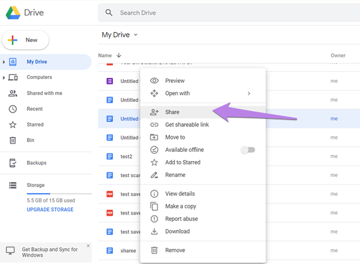 hướng dẫn set quyền chia sẻ Google Sheet
