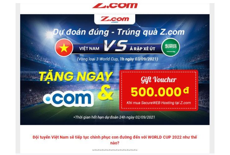 Nguồn: newsletter của Z.com
