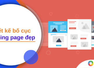 bố cục landing page