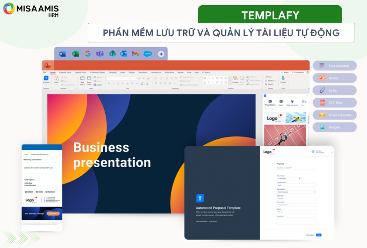 Templafy – Phần mềm lưu trữ tài liệu và quản lý hồ sơ tự động