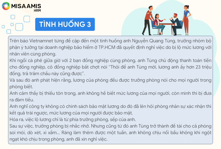 Tiết lộ mức lương