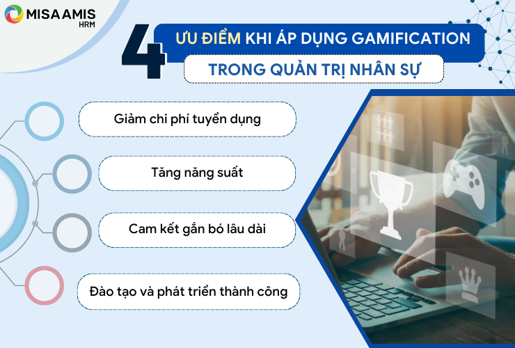 4 ưu điểm khi áp dụng mô hình Gamification trong quản trị nhân sự