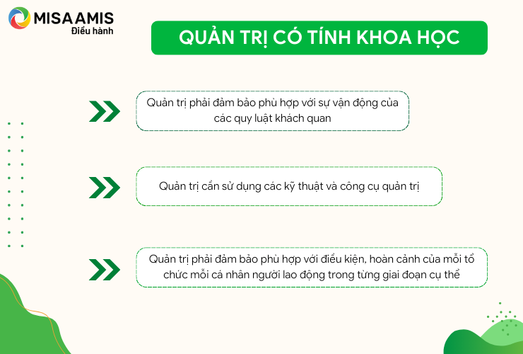 Quản trị có tính khoa học 