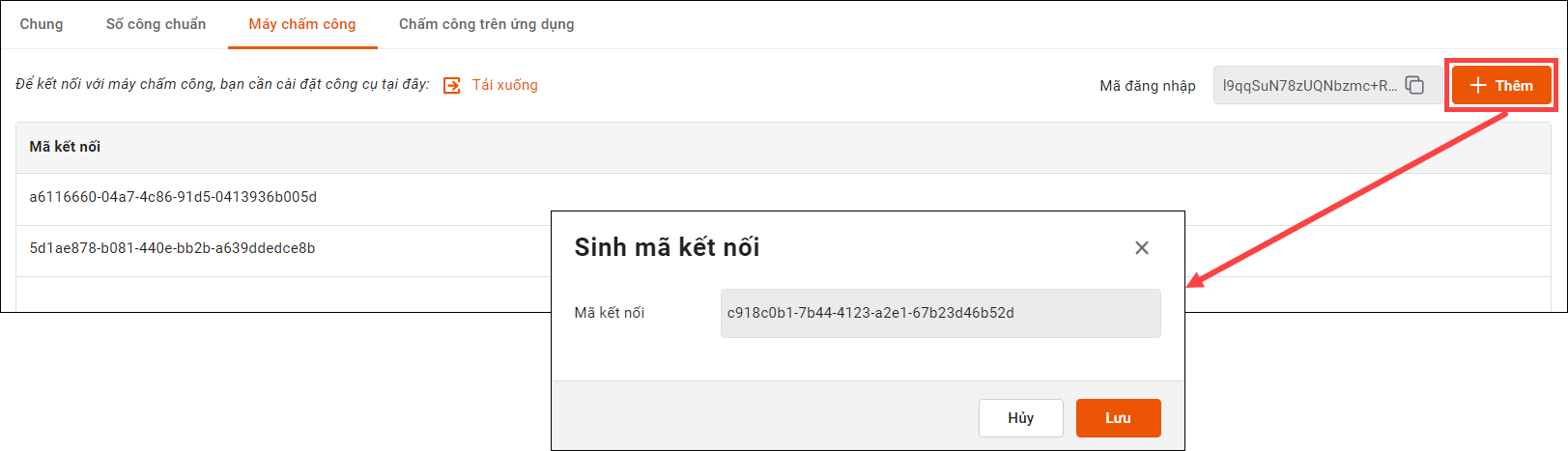 Phần mềm giúp kết nối máy chấm công dễ dàng