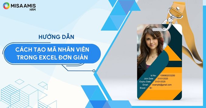 Hướng dẫn tạo mã nhân viên trong excel đơn giản, chi tiết