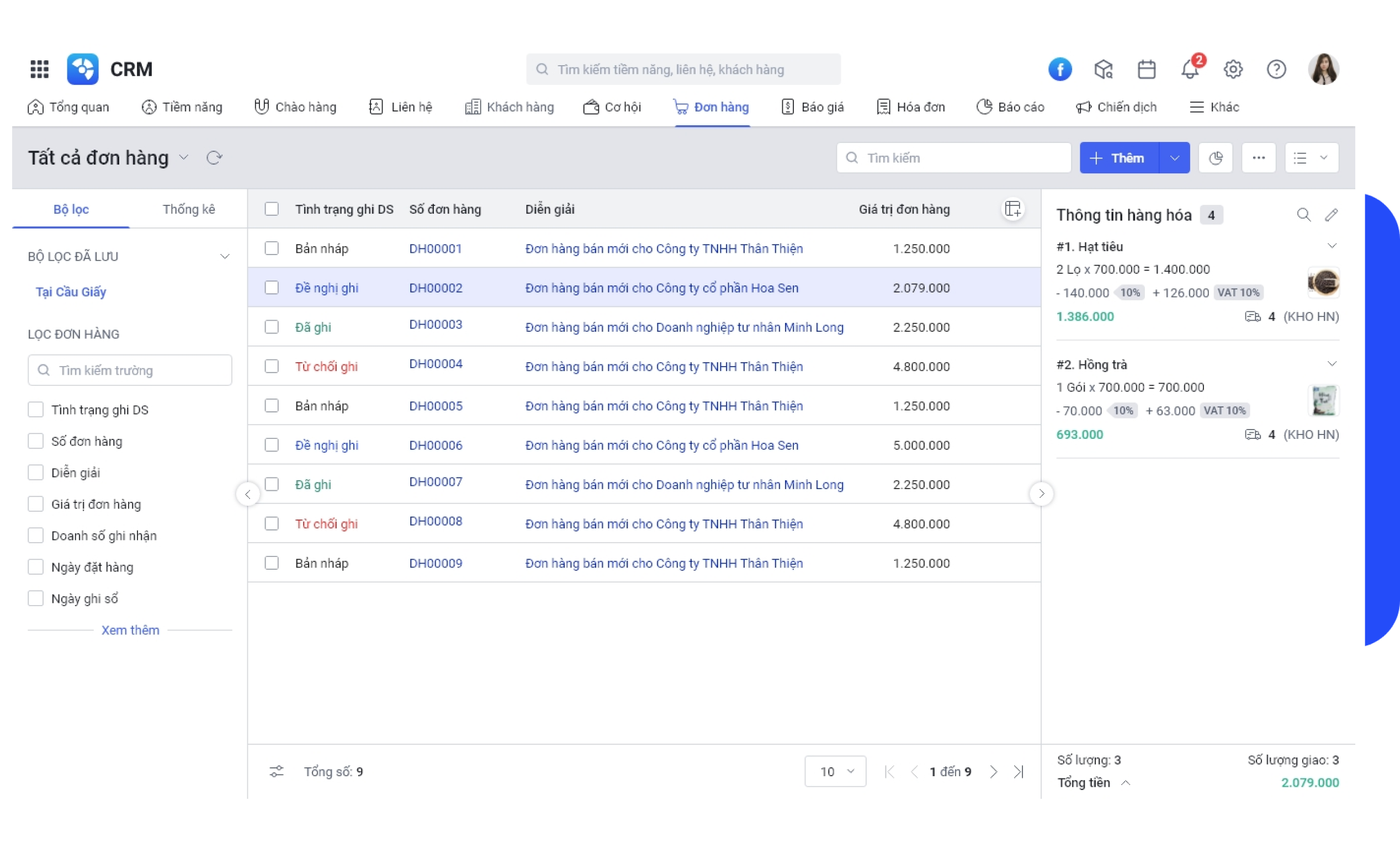 Giải pháp CRM