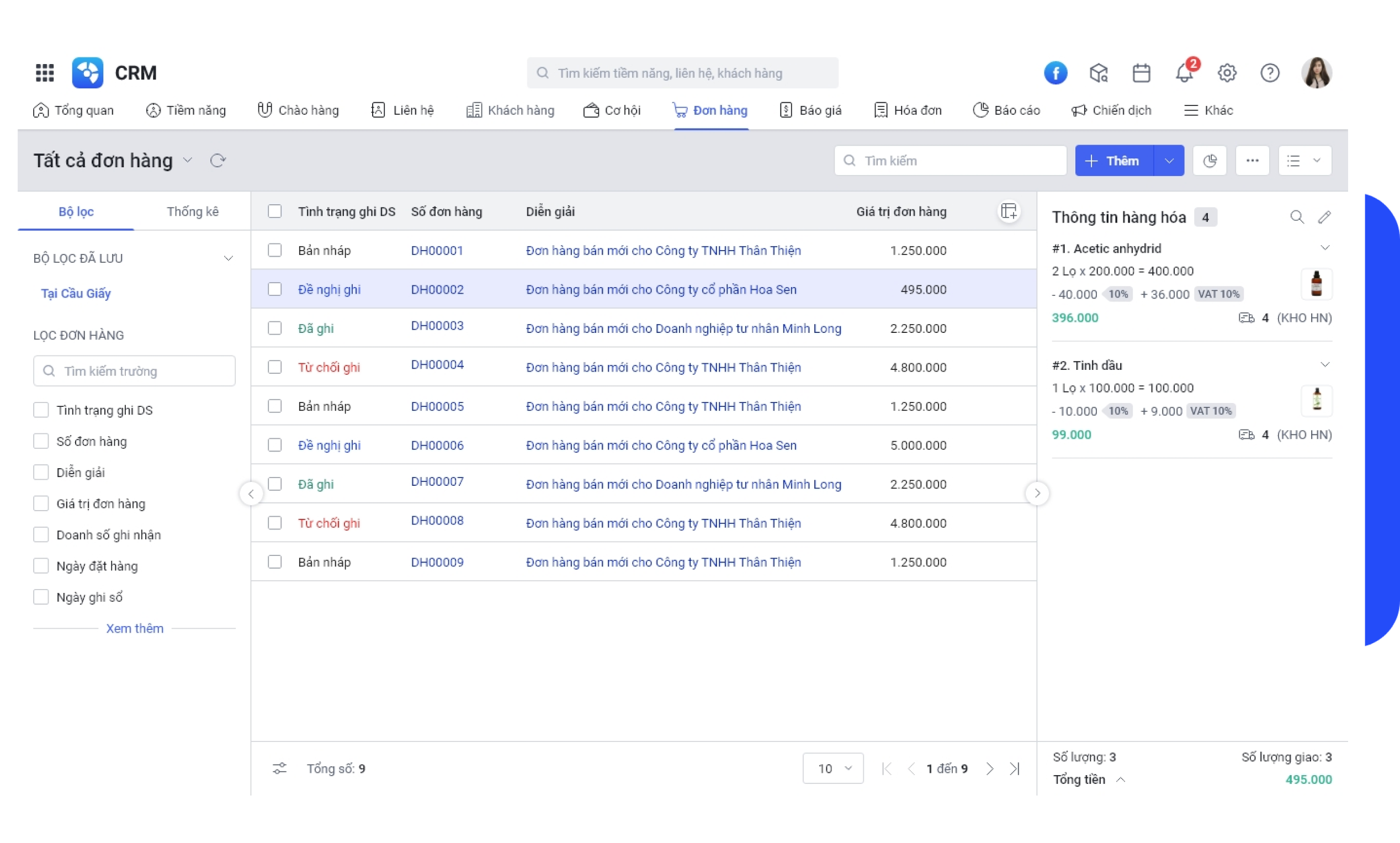 Giải pháp CRM