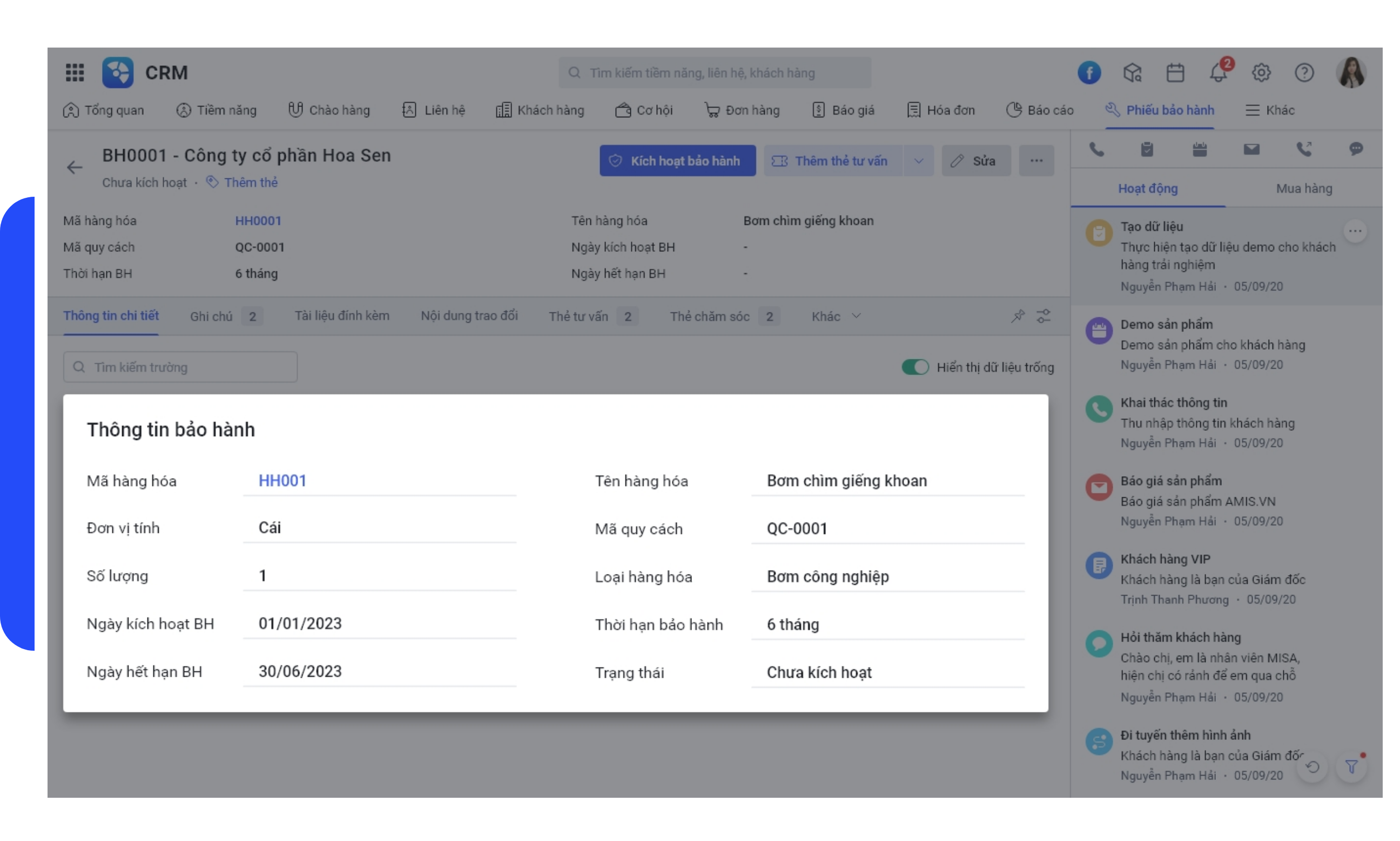 Giải pháp CRM