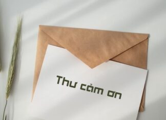 mau thu cam on su dong gop nhan vien
