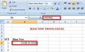  Hình ảnh cho hàm NOW() 