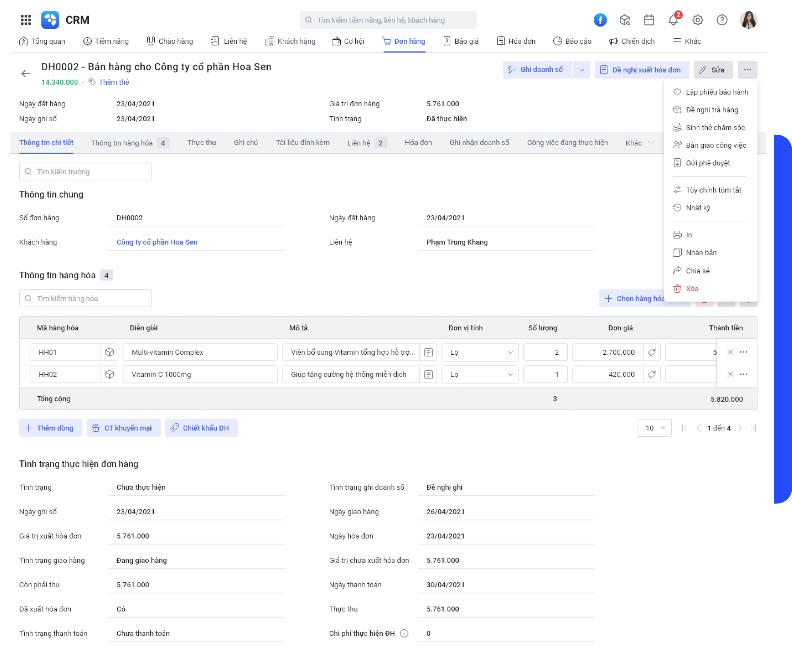 Giải pháp CRM