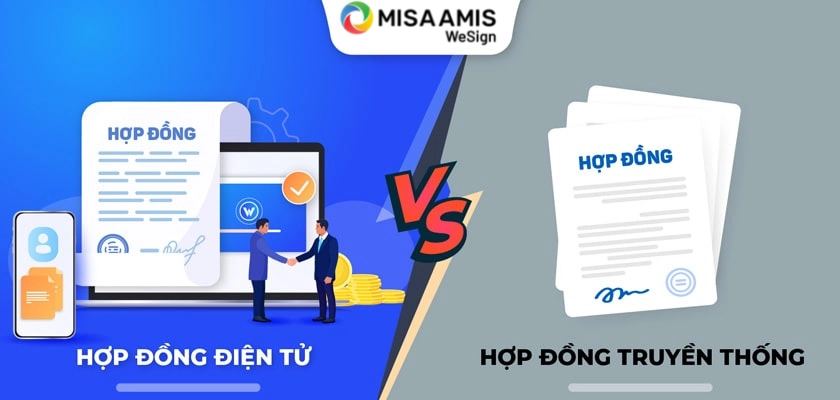 so sánh hợp đồng điện tử và hợp đồng truyền thống