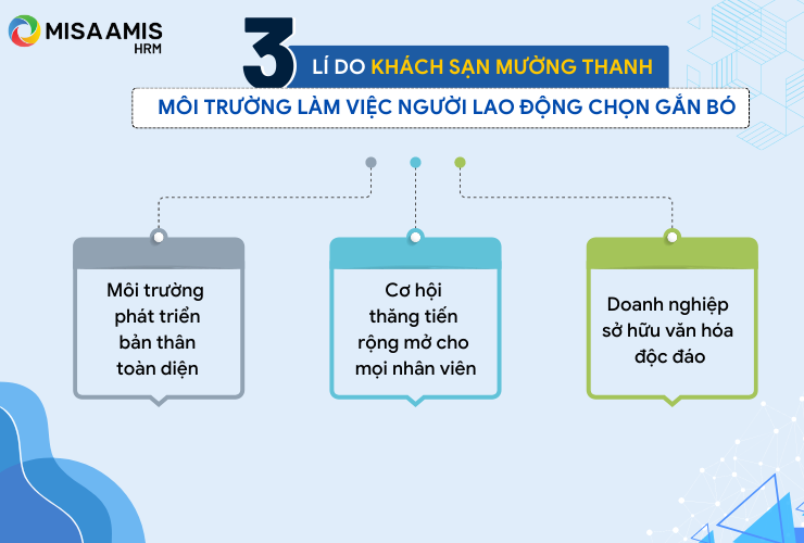 3 lí do Khách sạn Mường Thanh là môi trường làm việc người lao động gắn bó