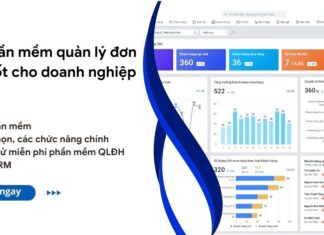 phần mềm quản lý đơn đặt hàng