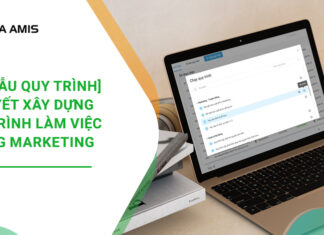 quy trình làm việc phòng marketing