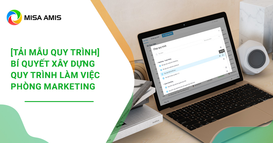 quy trình làm việc phòng marketing