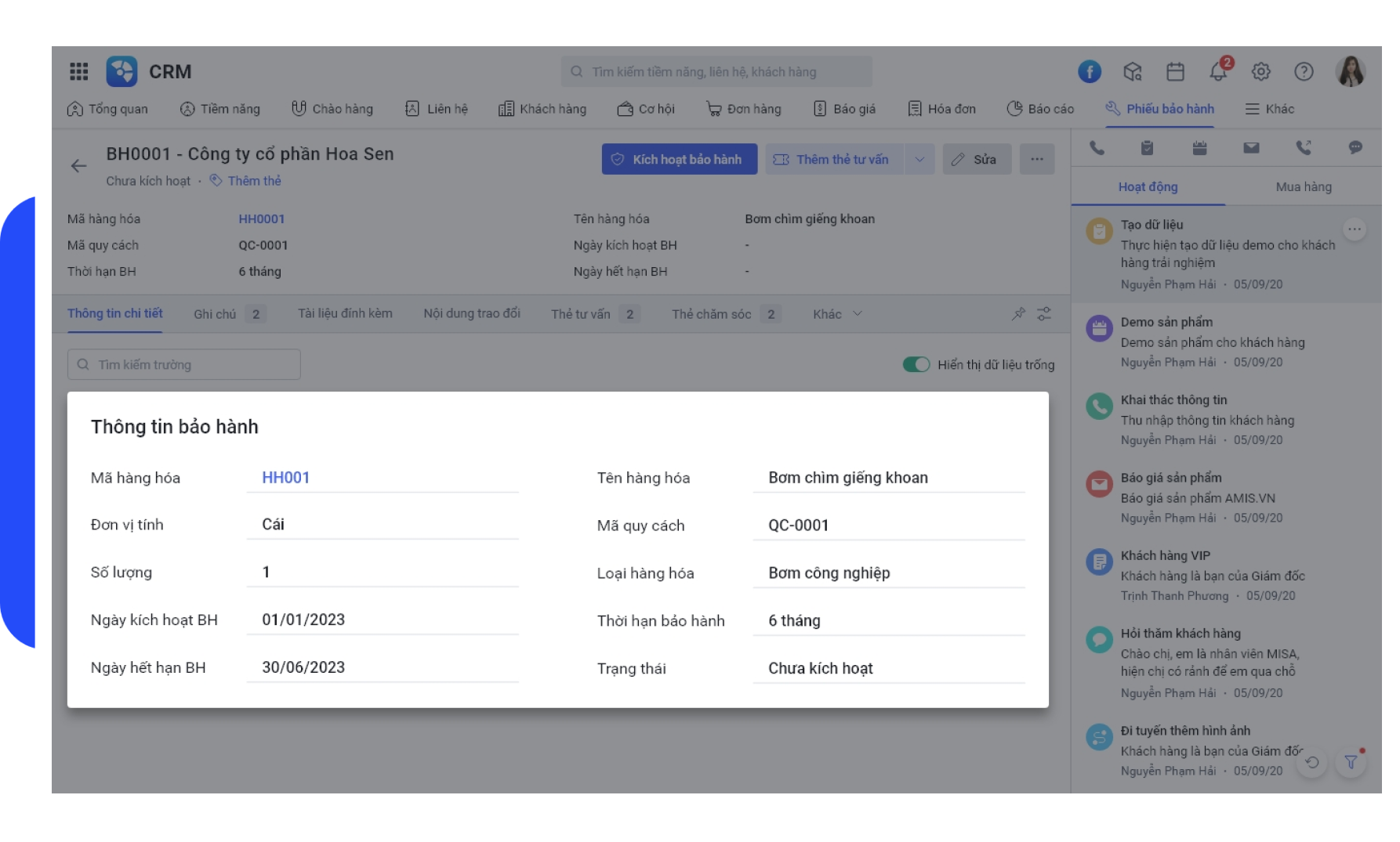 Giải pháp CRM