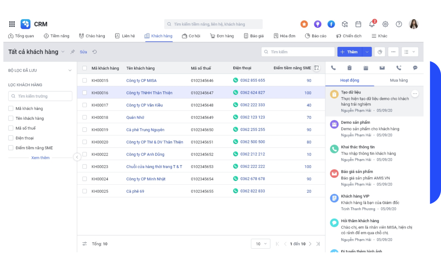 Giải pháp CRM