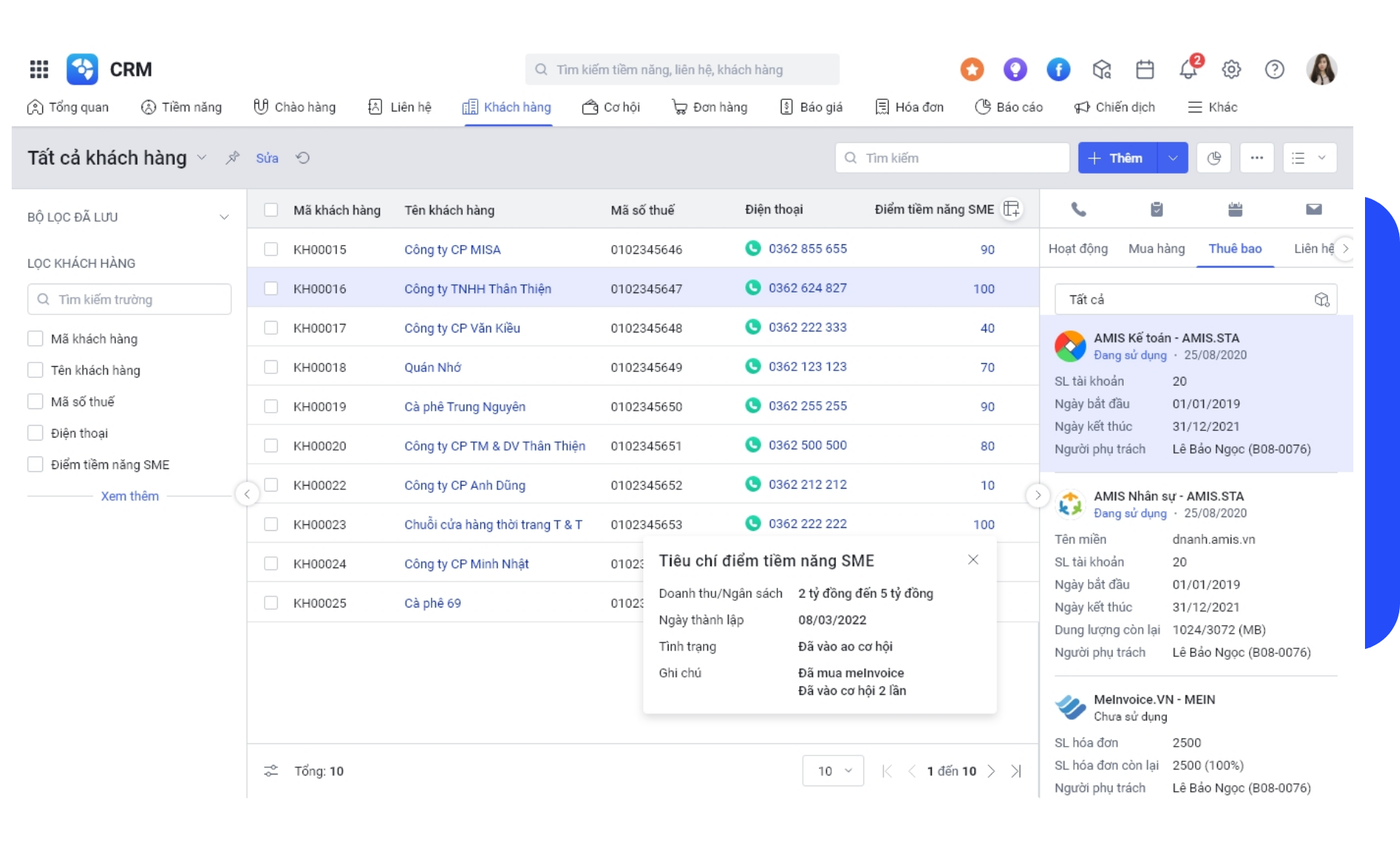 Giải pháp CRM