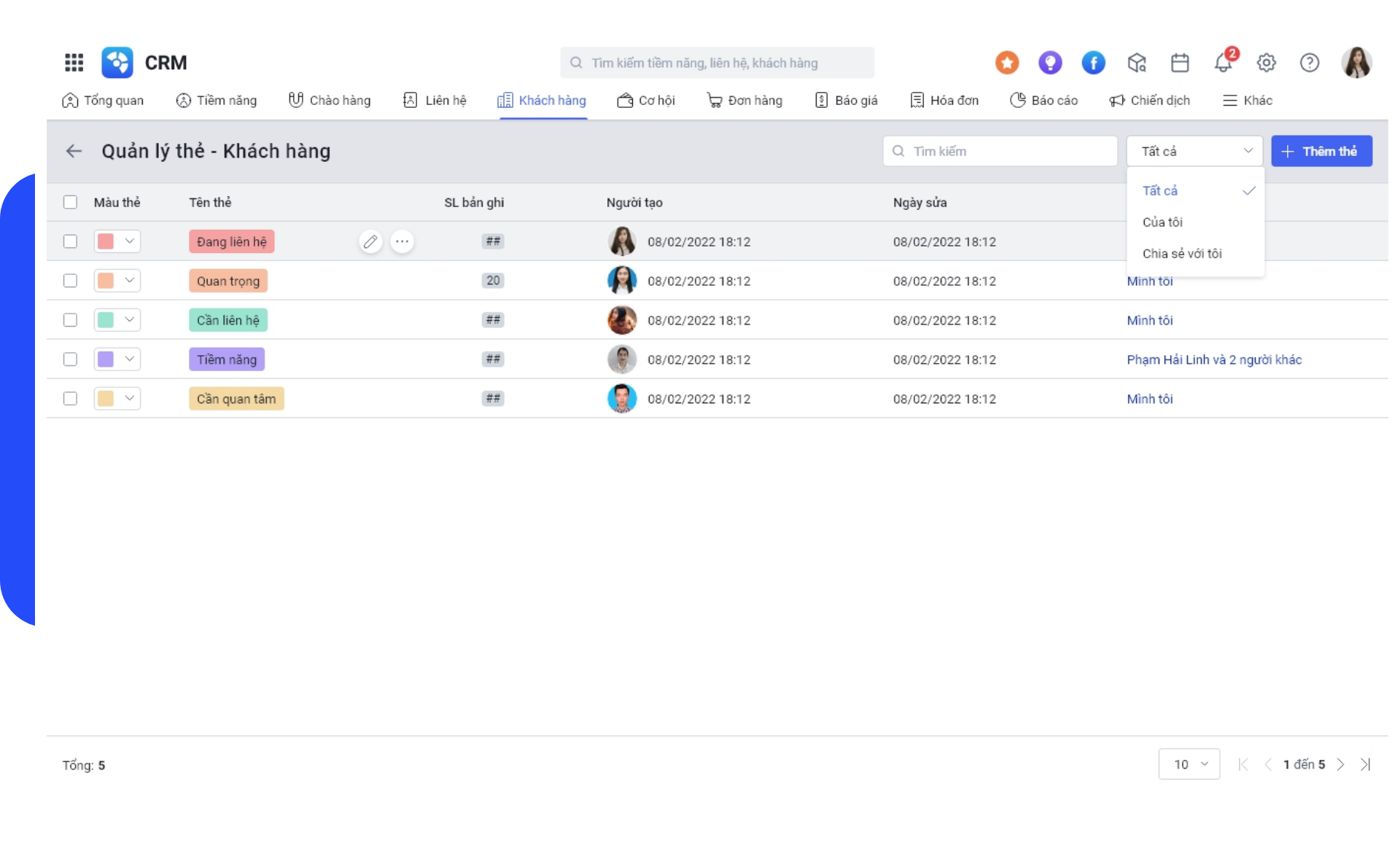 Giải pháp CRM
