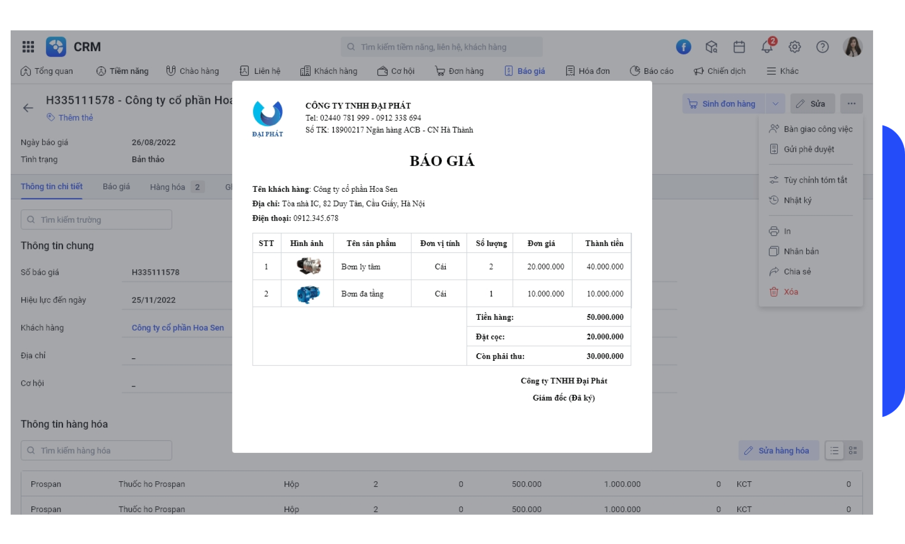 Giải pháp CRM
