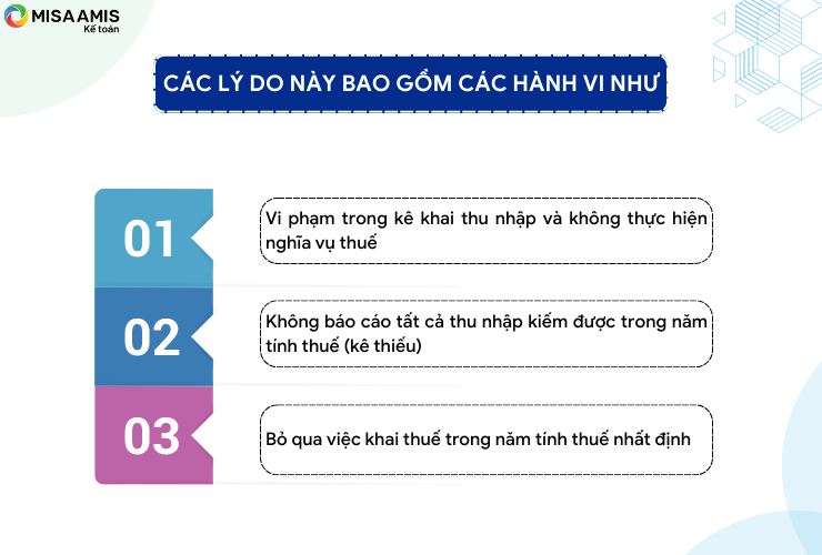 Tại sao bị truy thu thuế