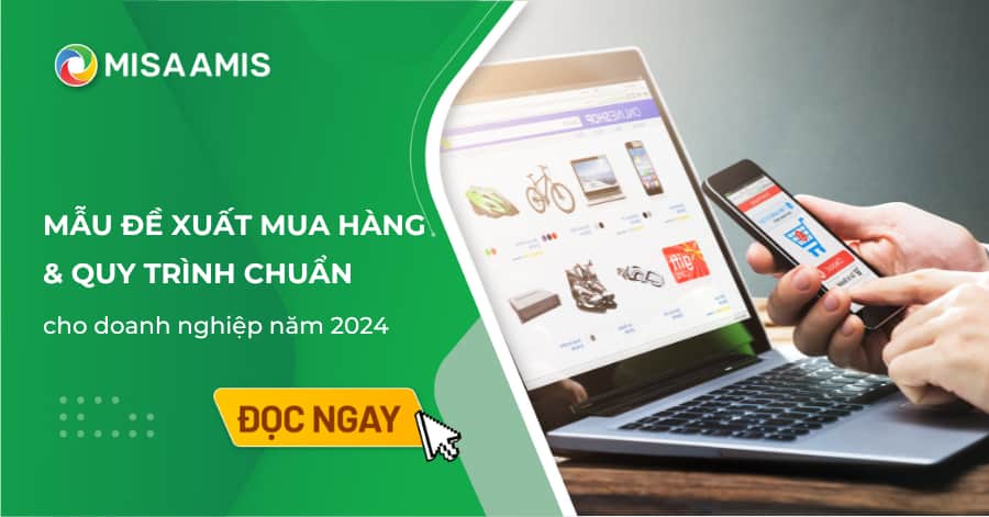 đề xuất và quy trình mua hàng cho doanh nghiệp