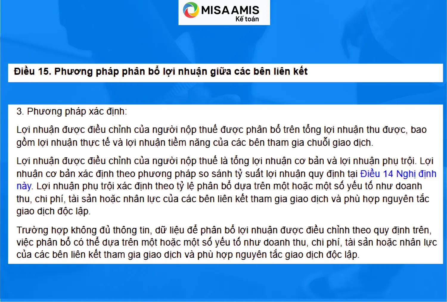 Phương pháp phân chia lợi nhuận