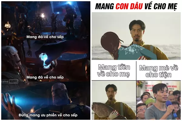 Loạt ảnh chế “Mang tiền về cho mẹ”- Nguồn sưu tầm