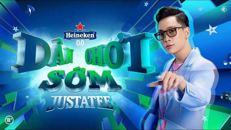 Chiến dịch “Dân chơi sớm” của Heineken sử dụng music marketing để quảng cáo cho dòng sản phẩm mới có nồng độ cồn 0% 