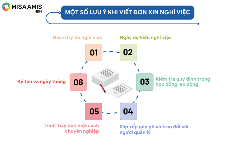Một số lưu ý khi viết đơn xin nghỉ việc