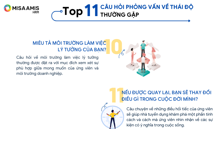 Các câu hỏi phỏng vấn về thái độ thường gặp