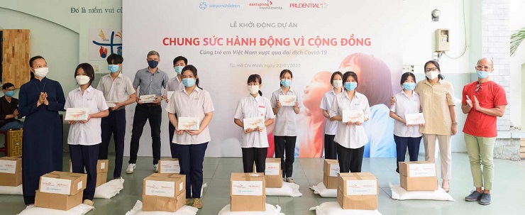Chiến dịch “Chung sức hành động vì cộng đồng” của Prudential - (Nguồn: prudential.com.vn)