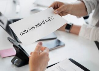 đơn xin nghỉ việc