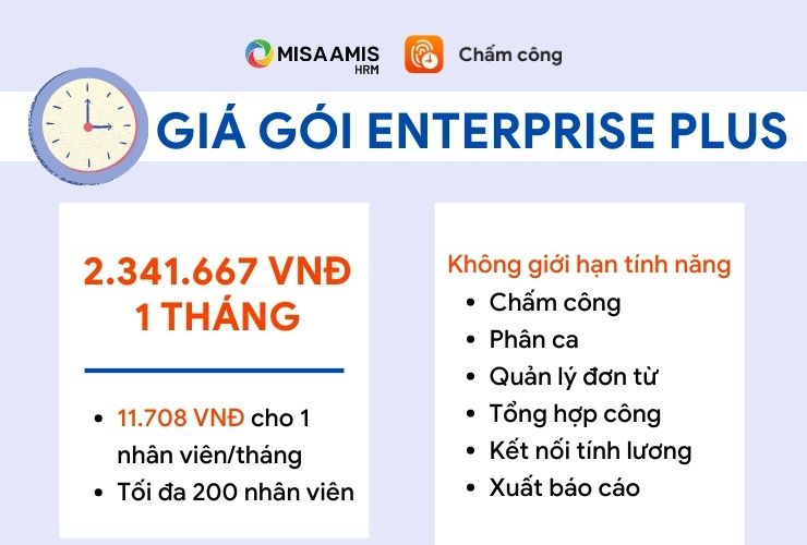 giá phần mềm chấm công amis 