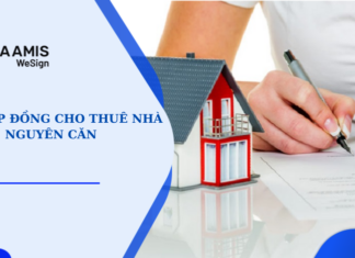 mẫu hợp đồng cho thuê nhà nguyên căn