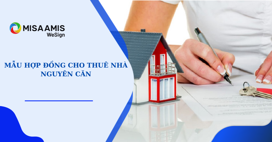 mẫu hợp đồng cho thuê nhà nguyên căn