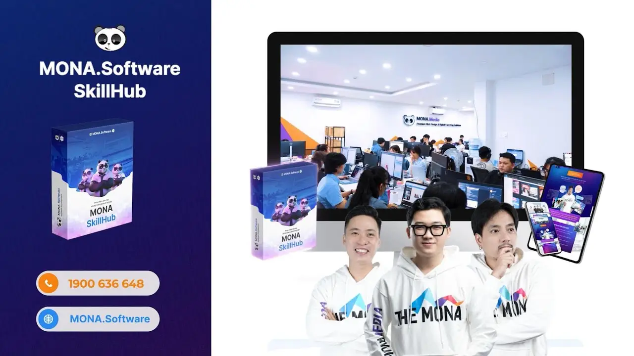 Phần mềm đào tạo nội bộ MONA SkillHub