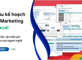 mẫu kế hoạch marketing