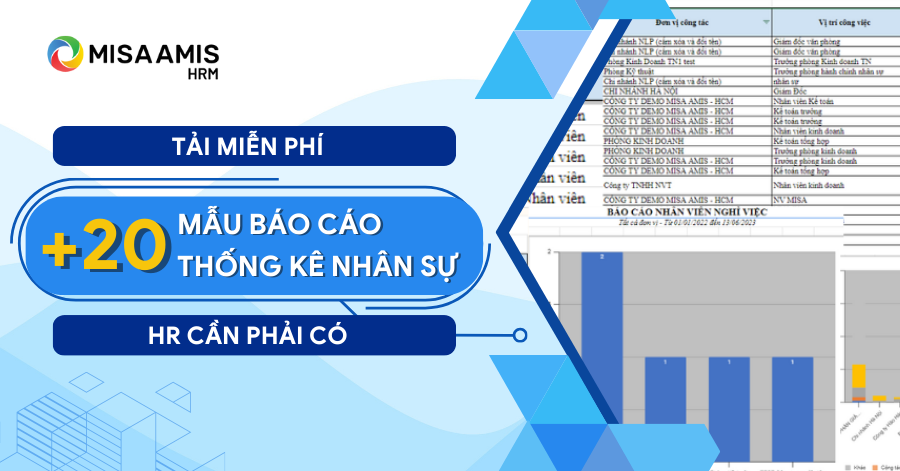 Mẫu Báo cáo thống kê nhân sự