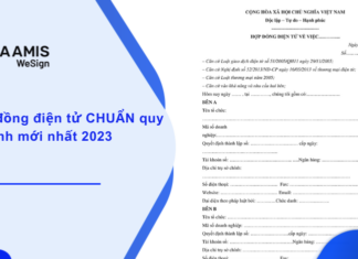 mẫu hợp đồng điện tử
